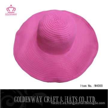 Sombrero ancho de la venda para las mujeres